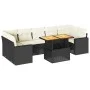 Set de sofás de jardín y cojines 8 piezas ratán sintético negro von , Gartensets - Ref: Foro24-3327010, Preis: 523,07 €, Raba...