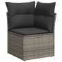 Set de sofás de jardín y cojines 10 pzas ratán sintético gris by , Garden sets - Ref: Foro24-3327084, Price: 656,65 €, Discou...