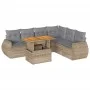 Set sofás de jardín 7 piezas y cojines ratán sintético beige von , Gartensets - Ref: Foro24-3327272, Preis: 512,77 €, Rabatt: %