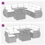Set sofás de jardín 7 piezas y cojines ratán sintético beige von , Gartensets - Ref: Foro24-3327272, Preis: 512,77 €, Rabatt: %