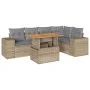 Juego de sofás jardín con cojines 6 pzas ratán sintético beige von , Gartensets - Ref: Foro24-3327377, Preis: 470,07 €, Rabat...