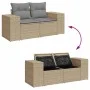Juego de sofás jardín con cojines 6 pzas ratán sintético beige von , Gartensets - Ref: Foro24-3327377, Preis: 470,07 €, Rabat...