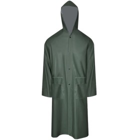Chubasquero impermeable largo con capucha talla XXL verde von , wasserdichte Anzüge - Ref: Foro24-130775, Preis: 18,26 €, Rab...