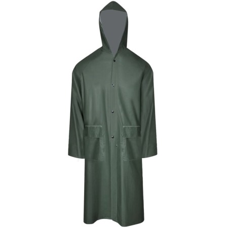 Chubasquero impermeable largo con capucha talla XXL verde von , wasserdichte Anzüge - Ref: Foro24-130775, Preis: 18,26 €, Rab...