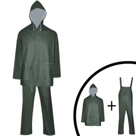 Chubasquero impermeable reforzado con capucha 2 pzas XL verde von , wasserdichte Anzüge - Ref: Foro24-130782, Preis: 17,11 €,...