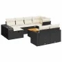 Set de sofás de jardín 11 pzas y cojines ratán sintético negro by , Garden sets - Ref: Foro24-3326080, Price: 569,03 €, Disco...