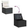 Set de sofás de jardín 11 pzas y cojines ratán sintético negro by , Garden sets - Ref: Foro24-3326080, Price: 578,66 €, Disco...
