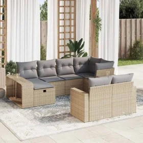 Juego de sofás jardín con cojines beige 10 pzas ratán sintético by , Garden sets - Ref: Foro24-3326063, Price: 585,72 €, Disc...