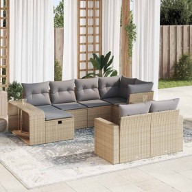Juego de sofás jardín con cojines beige 10 pzas ratán sintético by , Garden sets - Ref: Foro24-3326063, Price: 584,36 €, Disc...