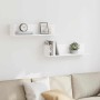 Estante de pared 2 uds madera ingeniería blanco 75x16,5x16,5 cm by , Shelves and shelves - Ref: Foro24-860031, Price: 32,49 €...