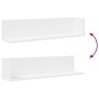 Estante de pared 2 uds madera ingeniería blanco 75x16,5x16,5 cm by , Shelves and shelves - Ref: Foro24-860031, Price: 32,49 €...