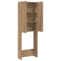 Armario de lavadora roble artisan 64x25,5x190 cm von , Zubehör für Waschmaschinen und Trockner - Ref: Foro24-856647, Preis: 9...