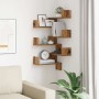 Estanterías pared esquina 2 uds madera envejecida 40x40x49,5 cm by , Shelves and shelves - Ref: Foro24-856607, Price: 56,49 €...