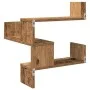 Estanterías pared esquina 2 uds madera envejecida 40x40x49,5 cm de , Estantes y estanterías - Ref: Foro24-856607, Precio: 55,...