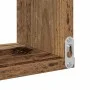 Estanterías pared esquina 2 uds madera envejecida 40x40x49,5 cm de , Estantes y estanterías - Ref: Foro24-856607, Precio: 55,...