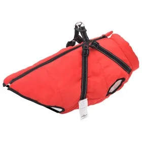 Abrigo para perro con arnés impermeable reflectante 3XL rojo de , Ropa para perros - Ref: Foro24-4019888, Precio: 21,86 €, De...