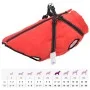 Abrigo para perro con arnés impermeable reflectante 3XL rojo von , Kleidung für Hunde - Ref: Foro24-4019888, Preis: 21,86 €, ...