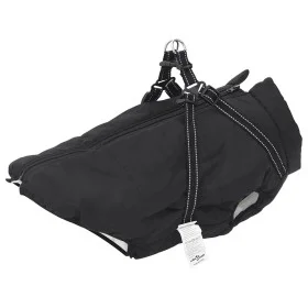 Abrigo para perro con arnés impermeable reflectante 3XL negro by , Clothes for dogs - Ref: Foro24-4019912, Price: 21,86 €, Di...