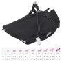 Abrigo para perro con arnés impermeable reflectante 3XL negro by , Clothes for dogs - Ref: Foro24-4019912, Price: 21,86 €, Di...