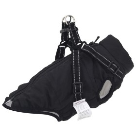 Abrigo para perro con arnés impermeable reflectante XL negro von , Kleidung für Hunde - Ref: Foro24-4019910, Preis: 20,17 €, ...