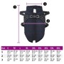 Abrigo perro con arnés impermeable reflectante 4XL azul marino by , Clothes for dogs - Ref: Foro24-4019919, Price: 24,33 €, D...