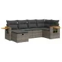 Set de muebles de jardín 6 pzas y cojines ratán sintético gris von , Gartensets - Ref: Foro24-3325973, Preis: 390,73 €, Rabat...