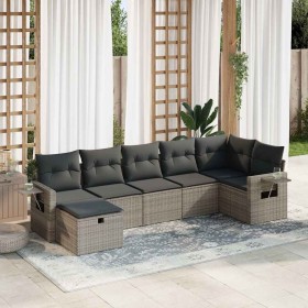 Set de sofás de jardín 7 pzas con cojines ratán sintético gris von , Gartensets - Ref: Foro24-3325506, Preis: 447,94 €, Rabat...