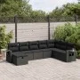 Set de sofás de jardín y cojines 8 piezas ratán sintético negro von , Gartensets - Ref: Foro24-3325531, Preis: 530,95 €, Raba...