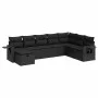 Set de sofás de jardín y cojines 8 piezas ratán sintético negro von , Gartensets - Ref: Foro24-3325531, Preis: 530,95 €, Raba...