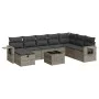 Set de sofás de jardín con cojines 9 pzas ratán sintético gris by , Garden sets - Ref: Foro24-3325546, Price: 540,70 €, Disco...