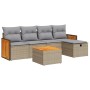 Juego de sofás jardín con cojines 6 pzas ratán sintético beige von , Gartensets - Ref: Foro24-3326021, Preis: 366,90 €, Rabat...