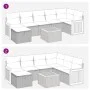 Set de sofás de jardín y cojines 8 piezas ratán sintético beige by , Garden sets - Ref: Foro24-3326049, Price: 501,21 €, Disc...