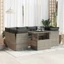 Set de sofás de jardín 7 pzas con cojines ratán sintético gris von , Gartensets - Ref: Foro24-3326111, Preis: 476,03 €, Rabat...