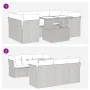 Set de sofás de jardín 7 pzas con cojines ratán sintético gris von , Gartensets - Ref: Foro24-3326111, Preis: 476,03 €, Rabat...