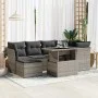Set de sofás de jardín 7 pzas con cojines ratán sintético gris von , Gartensets - Ref: Foro24-3326191, Preis: 461,74 €, Rabat...