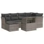 Set de sofás de jardín 7 pzas con cojines ratán sintético gris von , Gartensets - Ref: Foro24-3326191, Preis: 461,74 €, Rabat...