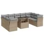Juego de sofás jardín con cojines beige 10 pzas ratán sintético von , Gartensets - Ref: Foro24-3326220, Preis: 661,47 €, Raba...