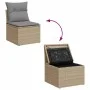 Juego de sofás jardín con cojines beige 10 pzas ratán sintético von , Gartensets - Ref: Foro24-3326220, Preis: 661,47 €, Raba...