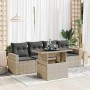 Set de sofás jardín y cojines 5 pzas ratán sintético gris claro von , Gartensets - Ref: Foro24-3326243, Preis: 384,82 €, Raba...