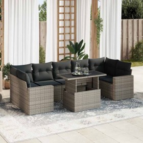 Set de sofás de jardín y cojines 8 piezas ratán sintético gris von , Gartensets - Ref: Foro24-3326281, Preis: 538,47 €, Rabat...