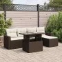 Set sofás de jardín 6 piezas y cojines ratán sintético marrón von , Gartensets - Ref: Foro24-3326304, Preis: 427,06 €, Rabatt: %