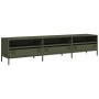 Mueble TV acero laminado en frío verde oliva 202x39x43,5 cm by , TV Furniture - Ref: Foro24-851350, Price: 184,31 €, Discount: %