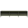 Mueble TV acero laminado en frío verde oliva 202x39x43,5 cm by , TV Furniture - Ref: Foro24-851350, Price: 184,31 €, Discount: %