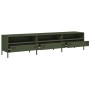Mueble TV acero laminado en frío verde oliva 202x39x43,5 cm by , TV Furniture - Ref: Foro24-851350, Price: 184,31 €, Discount: %