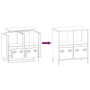 Aparador de acero laminado en frío rosa 68x39x73,5 cm von , Sideboards - Ref: Foro24-851359, Preis: 119,58 €, Rabatt: %