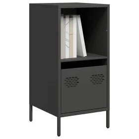 Aparador de acero laminado en frío negro 35x39x73,5 cm de , Aparadores - Ref: Foro24-851352, Precio: 55,28 €, Descuento: %
