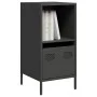 Aparador de acero laminado en frío negro 35x39x73,5 cm by , Sideboards - Ref: Foro24-851352, Price: 55,28 €, Discount: %