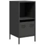 Aparador de acero laminado en frío negro 35x39x73,5 cm by , Sideboards - Ref: Foro24-851352, Price: 55,28 €, Discount: %