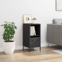 Aparador de acero laminado en frío negro 35x39x73,5 cm by , Sideboards - Ref: Foro24-851352, Price: 55,81 €, Discount: %