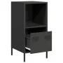 Aparador de acero laminado en frío negro 35x39x73,5 cm by , Sideboards - Ref: Foro24-851352, Price: 55,28 €, Discount: %